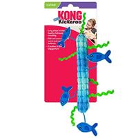 KONG KICKEROO STICKEROO MET KREUKGELUID EN CATNIP BLAUW 26X11,5X2 CM - thumbnail