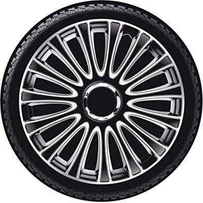 Wieldoppenset LeMans 17-inch zwart/zilver PP5137