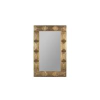 Dutchbone Spiegel 'Volan' mangohout, 110x70cm, kleur goud - thumbnail