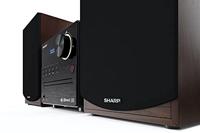 SHARP XLB517DBR Mirco-geluidssysteem 45W (digitale radio met DAB, DAB+ en FM/FM-radio, Bluetooth, USB, CD, MP3), bruin - thumbnail