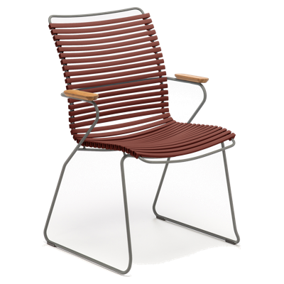 Houe Click Dining Tall tuinstoel Paprika