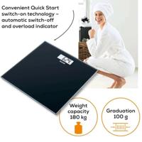 Digitale Personenweegschaal Beurer GS10 Zwart Glas 180 kg - thumbnail