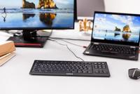 CHERRY Stream Toetsenbord USB QWERTY, US-Engels Zwart - thumbnail