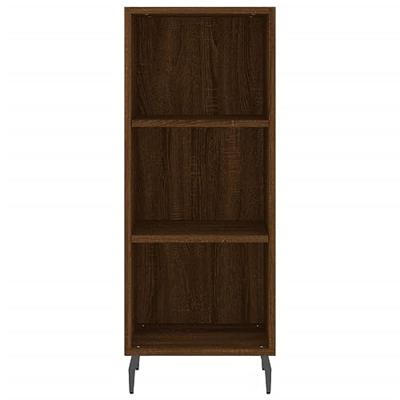 Dressoir 34,5x32,5x90 cm bewerkt hout bruineikenkleurig Dressoir 34,5x32,5x90 cm bewerkt hout bruineikenkleurig