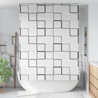 VidaXL Doucherolgordijn 150x240 cm stofbreedte 146 cm - thumbnail