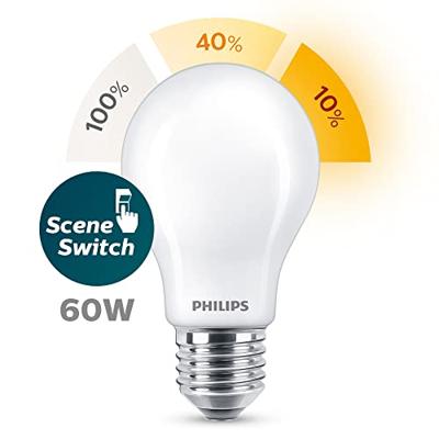 Philips LED E27 lamp 7.5 Watt Philips SceneSwitch DIM