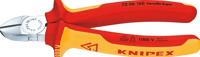 Knipex Zijsnijtang verchroomd ge‹soleerd met meer-componentengrepen, VDE-getest 125 mm - 7006125 - thumbnail
