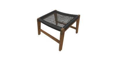 Voetenbank Verton tuinmeubel kleur: ZwartOWN - Own Voetenbank Verton tuinmeubel kleur: ZwartOWN - Own