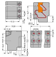 WAGO 252-108 Female behuizing (kabel) 252 Totaal aantal polen: 8 Rastermaat: 3.50 mm Inhoud: 200 stuk(s) - thumbnail