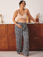 Set van 2 naadloze kant bh's voor zwangerschap en borstvoeding beige - thumbnail