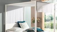 Vipack canvas Pino hemelbed - wit - 205x135x195 cm - thumbnail