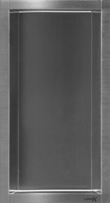 Looox BoX nis - 15x30x7cm - inbouw - RVS box15