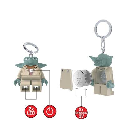 LEGO Star Wars Light-Up Keychain Yoda 8 cm - thumbnail