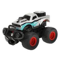 Toi Toys afschiet monstertruck zilver 14 cm - thumbnail
