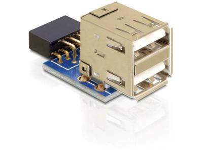DeLOCK usb pinheader bu > 2x usb2.0 adapter