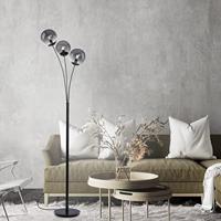 Just Light Zwarte vloerlampBig Widow 3-lichts - 14603-18 - thumbnail