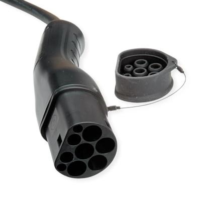 ROLINE Auto oplaadkabel Type2, 3-fase, 480VAC (3P+N+E), 16 A, 11 kW, 5 m