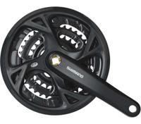 Shimano Altus FC-M371 Crankstel 175 mm 48-36-26T - Zwart - thumbnail