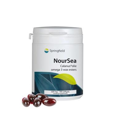 Springfield NourSea calanusolie omega 3 wax esters 180 Softgels