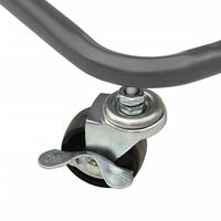 Keukentrolley 3-laags 42x25x83,5 cm ijzer en ABS grijs - thumbnail