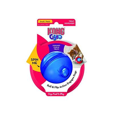 KONG GYRO VOERBAL ROOD / BLAUW SMALL 12,5X12,5X7,5 CM - thumbnail