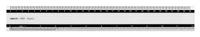 Aristo AR-15031 Liniaal 30cm Aluminium Met Rubber Inleg - thumbnail