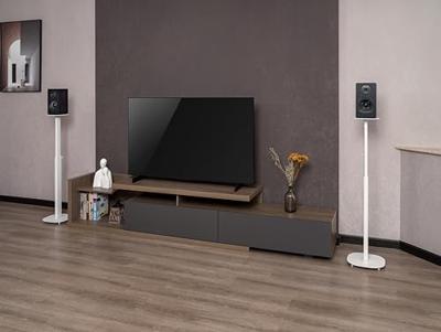 My Wall HS 23 WL Luidsprekerstaander Uittrekbaar, Vloerstandaard, In hoogte verstelbaar Wit 2 stuk(s) My Wall HS 23 WL Luidsprekerstaander Uittrekbaar, Vloerstandaard, In hoogte verstelbaar Wit 2 stuk(s)