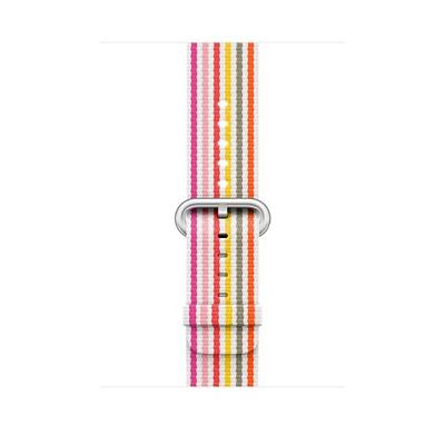 Apple Woven Nylon Apple Watch 42mm / 44mm / 45mm / 49mm Pink Stripe