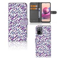 Xiaomi Redmi Note 10S | 10 4G | Poco M5s | Telefoon Hoesje | Feathers Color - thumbnail