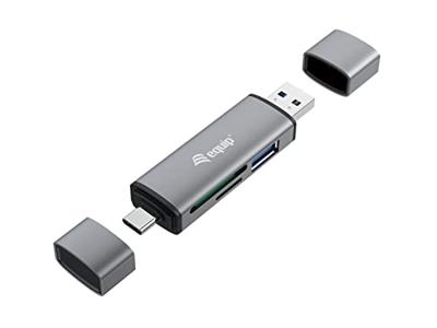 Equip 245460 geheugenkaartlezer USB 3.2 Gen 1 (3.1 Gen 1) Type-A/Type-C Grijs
