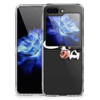 Samsung Galaxy Z Flip 5 Telefoonhoesje met Naam Cow - thumbnail