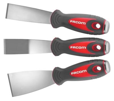 Facom Set van 3 Roestvrijstalen Schrapers | 2 Rechte Schrapers | L 50, 32 mm | 1 Hoekschraper | L 50 mm - 235.J1 Facom Set van 3 Roestvrijstalen Schrapers | 2 Rechte Schrapers | L 50, 32 mm | 1 Hoekschraper | L 50 mm - 235.J1