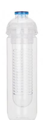Blauwe water fles met infuser - 500 ml