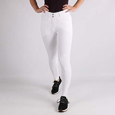 Montar Megan Highwaist Fullgrip rijbroek wit maat:44 Montar Megan Highwaist Fullgrip rijbroek wit maat:44