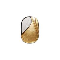 Linkstar reflectiescherm 2 in 1 r-6090gs goud/zilver 60x90 cm - thumbnail