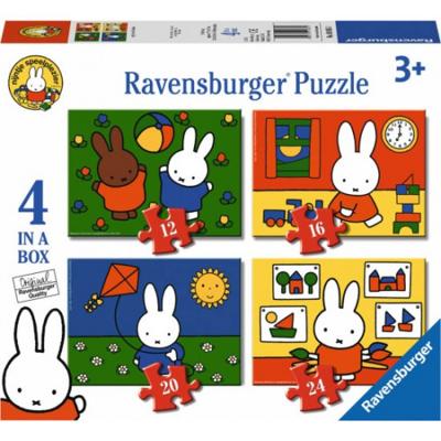 Ravensburger puzzel 4 in1 Nijntje heeft plezier 12-16-20-24 stukjes