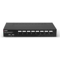 LINDY 8 Port DisplayPort 1.2 USB 2.0 KVM Switch KVM-switch 8 poorten DisplayPort 3840 x 2160 Pixel - thumbnail