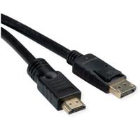 ROLINE DisplayPort Kabel DP - UHDTV, M/M, zwart, 7,5 m - thumbnail