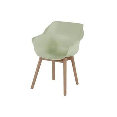 Hartman Tuinstoel 'Sophie Teak' met armleuning, kleur Mint