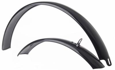 Curana Stel spatborden 16" cpl. ATB staal zwart