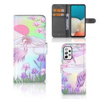 Samsung Galaxy A73 5G | Telefoonhoesje | Met pasjeshouder | Bird - thumbnail