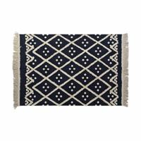 Tapijt DKD Home Decor Beige Marineblauw 120 x 180 x 0,7 cm - thumbnail