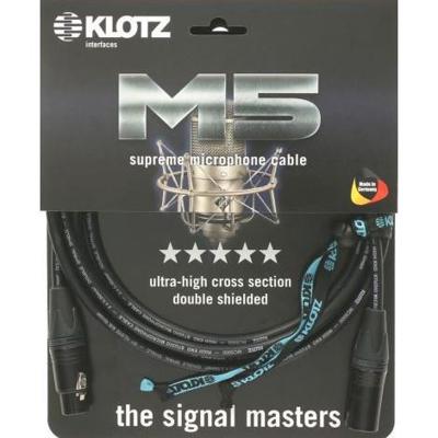 Klotz M5FM01 XLR-kabel 3P 1 meter