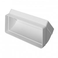 Verticale bocht 45° - 220x90mm - thumbnail