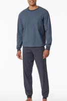 Schiesser Schiesser Pyjama Long graphite 181156 52/L - thumbnail