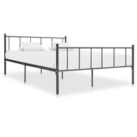 vidaXL Bedframe metaal grijs 200x200 cm - thumbnail