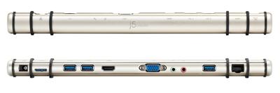 j5create j5 create JUD531 USB 3.0 (3.1 Gen 1) Micro-B 5000Mbit/s Aluminium hub & concentrator