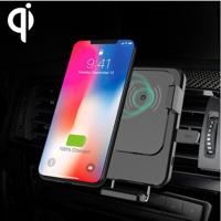 T3 5V 1.5a zwaartekracht houder Air Outlet Vent snel draadloze autolader voor iPhone Galaxy Sony Lenovo HTC Huawei en andere Smartphones - thumbnail