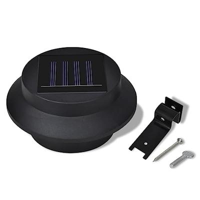 VidaXL Solar buitenlampset 6 stuks zwart