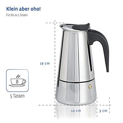 Xavax Espressomaker Van RVS 250 Ml Geschikt Voor Inductie Xavax Espressomaker Van RVS 250 Ml Geschikt Voor Inductie